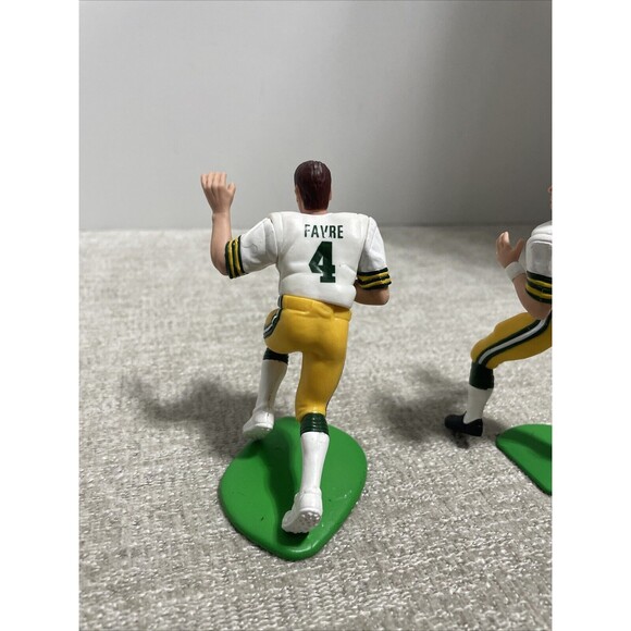 Starting Lineup Bart Starr Green And Favre Bay Packers Football NFL HOF MVP 1997 - Picture 5 of 9